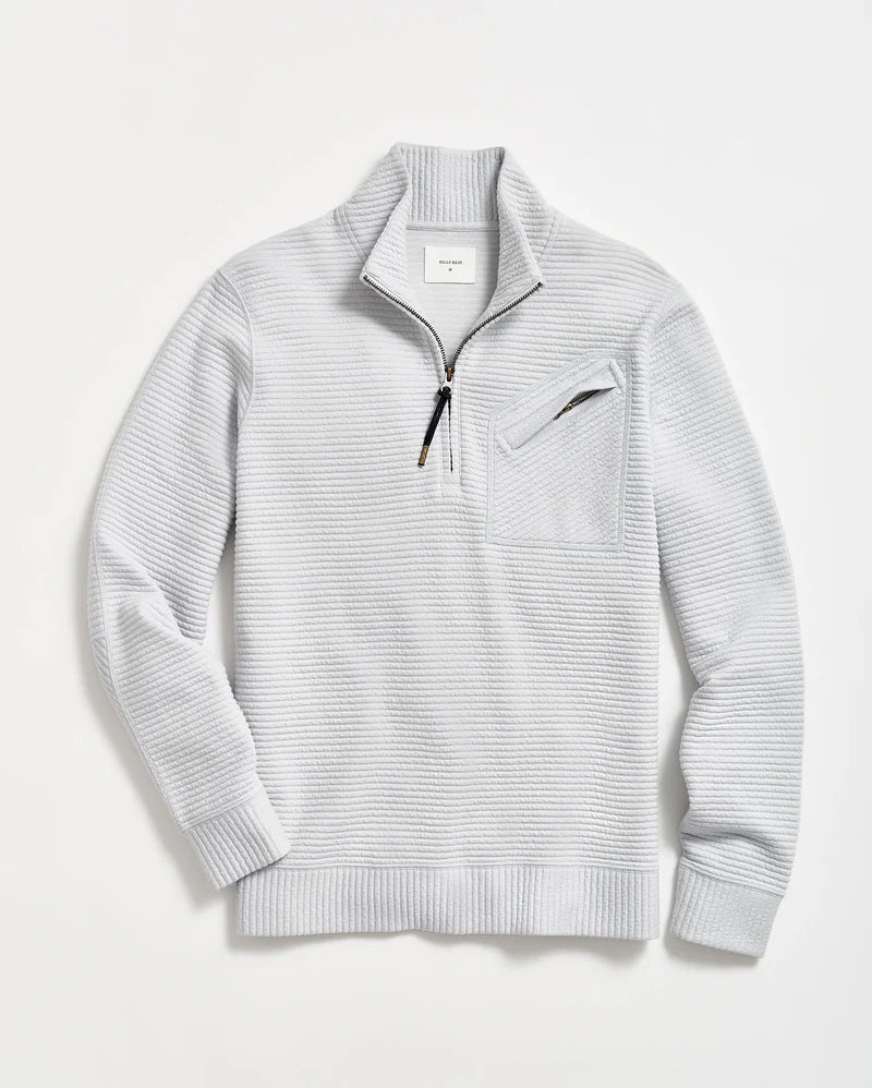 Billy Reid Quilted Half Zip