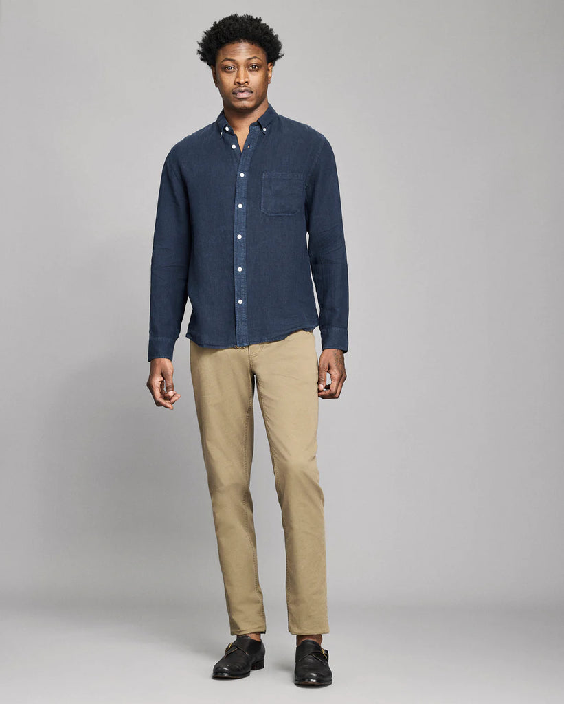 Billy Reid Tuscumbia Linen Shirt Button Down
