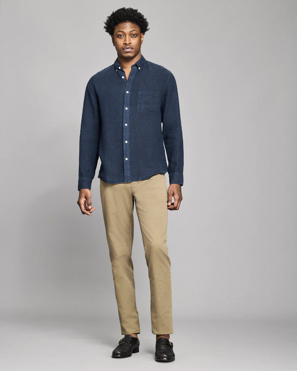 Billy Reid Tuscumbia Linen Shirt Button Down