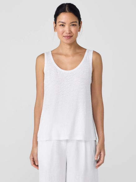 Eileen Fisher Organic Linen Jersey Tank