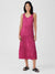 Eileen fisher Crushed Silk Tiered Dress