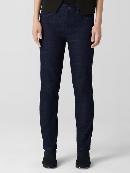 Eileen Fisher Cotton Stretch Denim Slim Jean