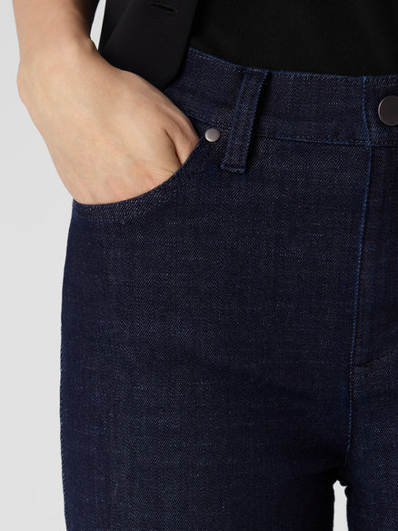 Eileen Fisher Cotton Stretch Denim Slim Jean