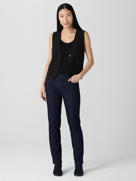 Eileen Fisher Cotton Stretch Denim Slim Jean