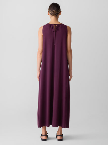 Eileen Fisher Fine Jersey Round Neck Tank Dress