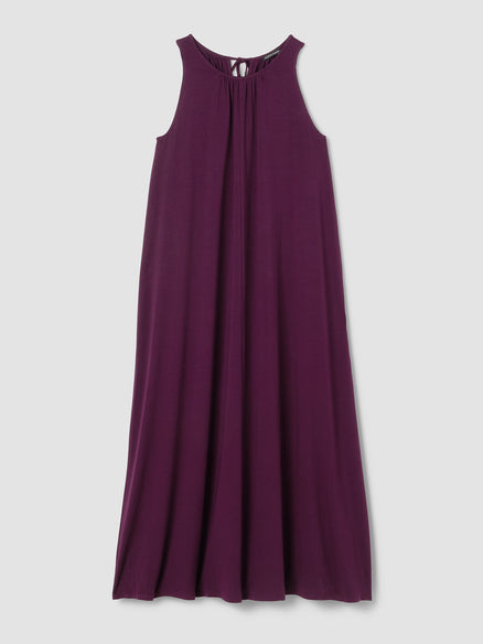 Eileen Fisher Fine Jersey Round Neck Tank Dress