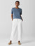 Eileen Fisher Garment-Dyed Organic Cotton Denim Wide-Leg Jean