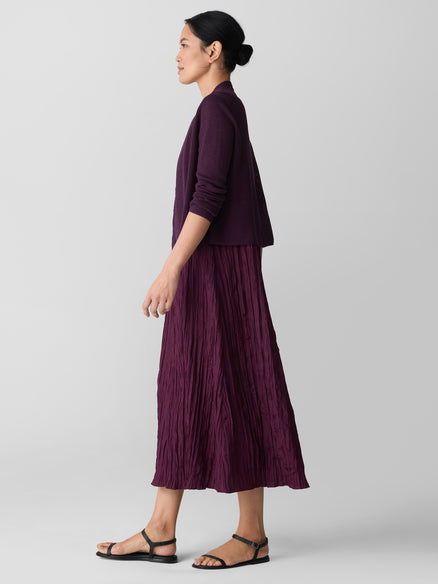 Eileen Fisher Organic Linen Cotton Cropped Cardigan