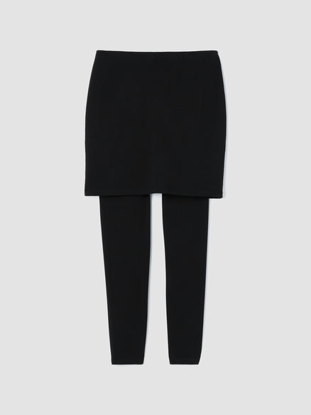 Eileen Fisher Stretch Jersey Knit Skirted Legging