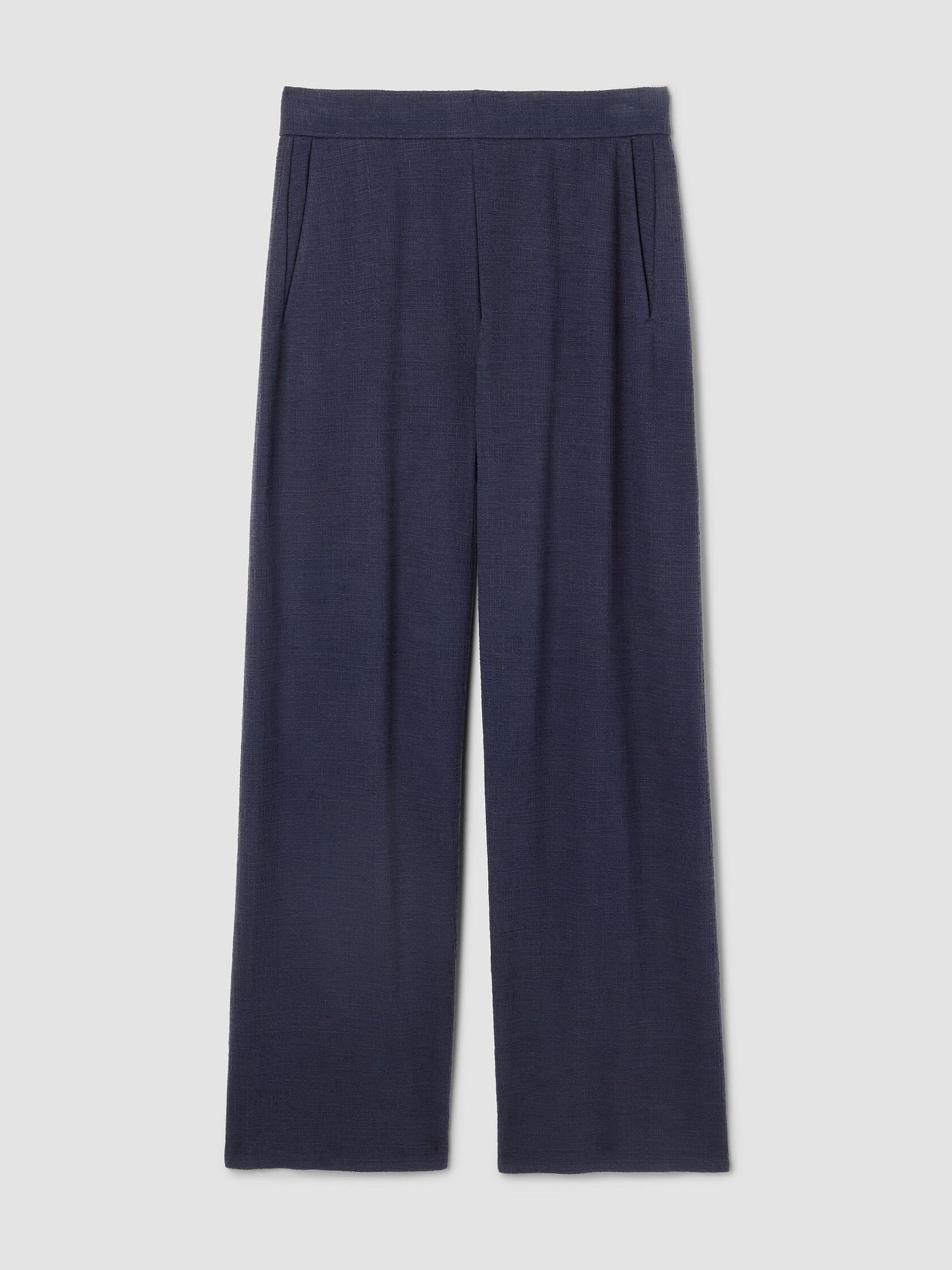 Eileen Fisher Cross Hatch Stretch Jersey Straight Pant
