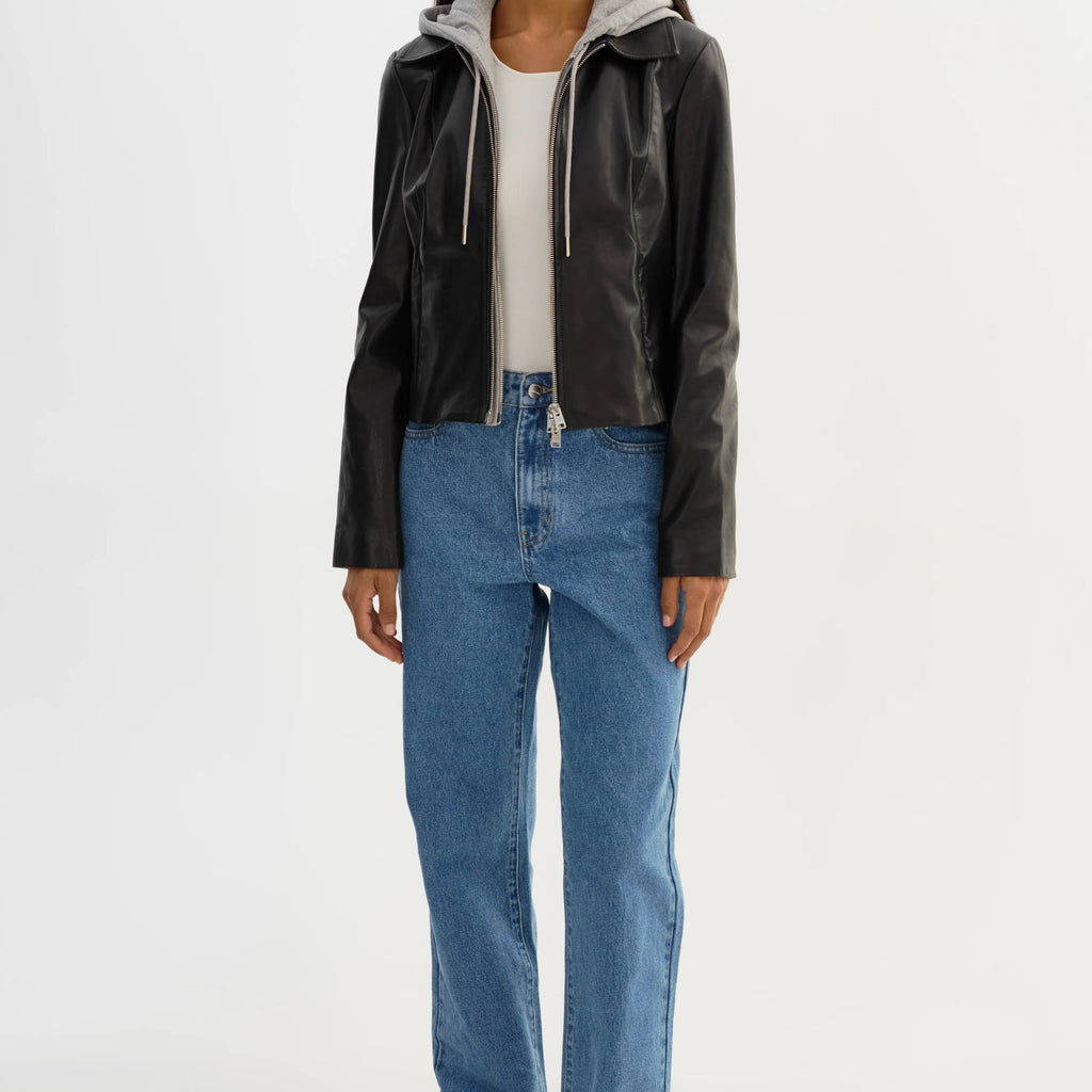 Lamarque The Sally Leather Biker Jacket
