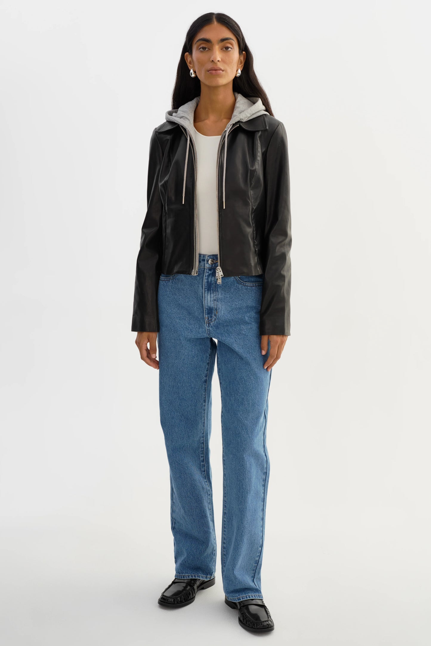 Lamarque The Sally Leather Biker Jacket