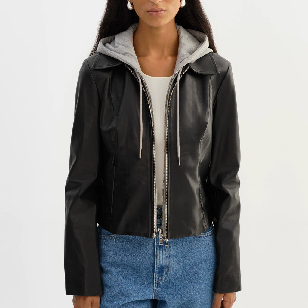 Lamarque The Sally Leather Biker Jacket