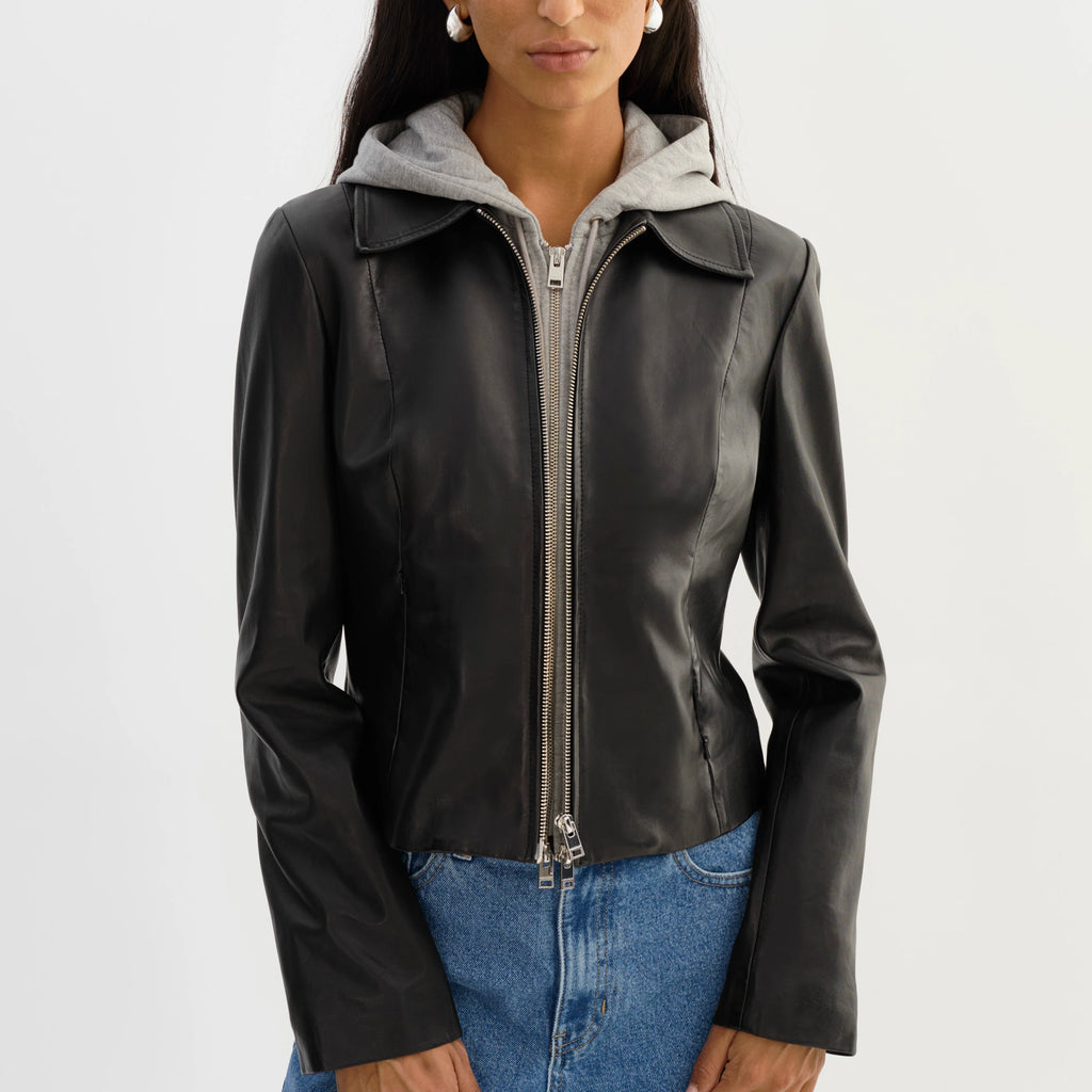 Lamarque The Sally Leather Biker Jacket