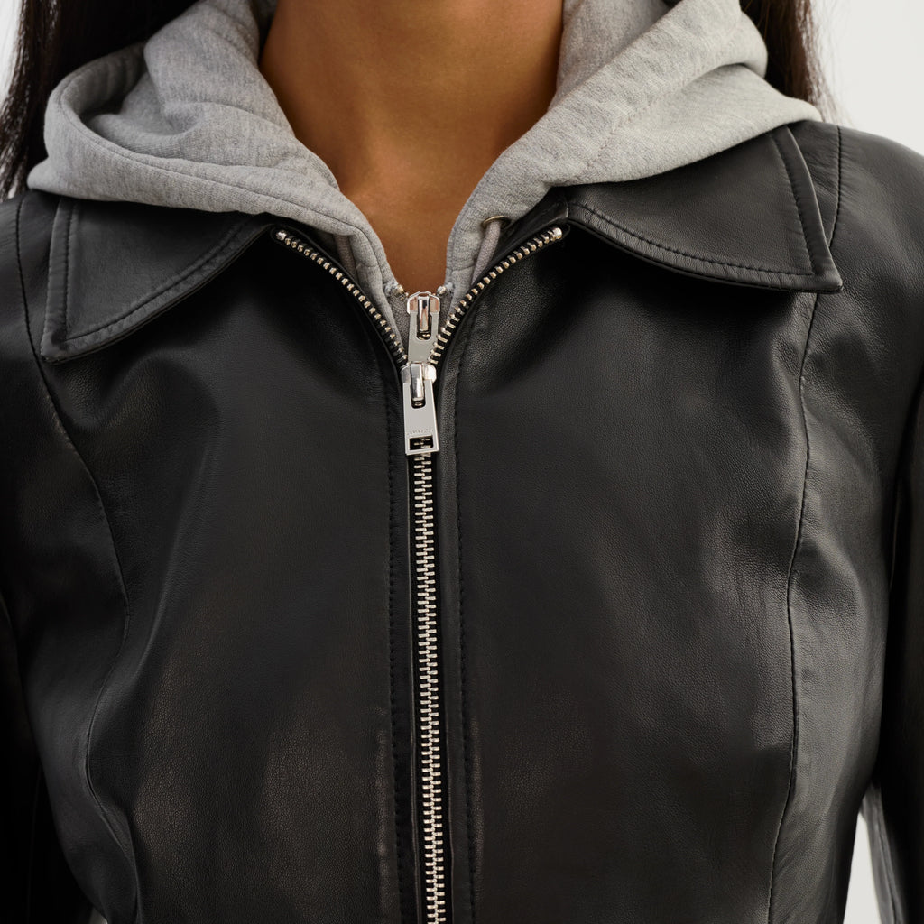 Lamarque The Sally Leather Biker Jacket