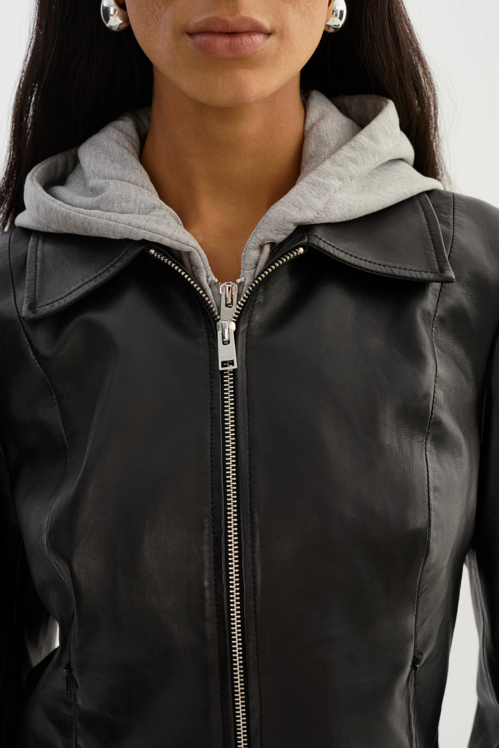 Lamarque The Sally Leather Biker Jacket