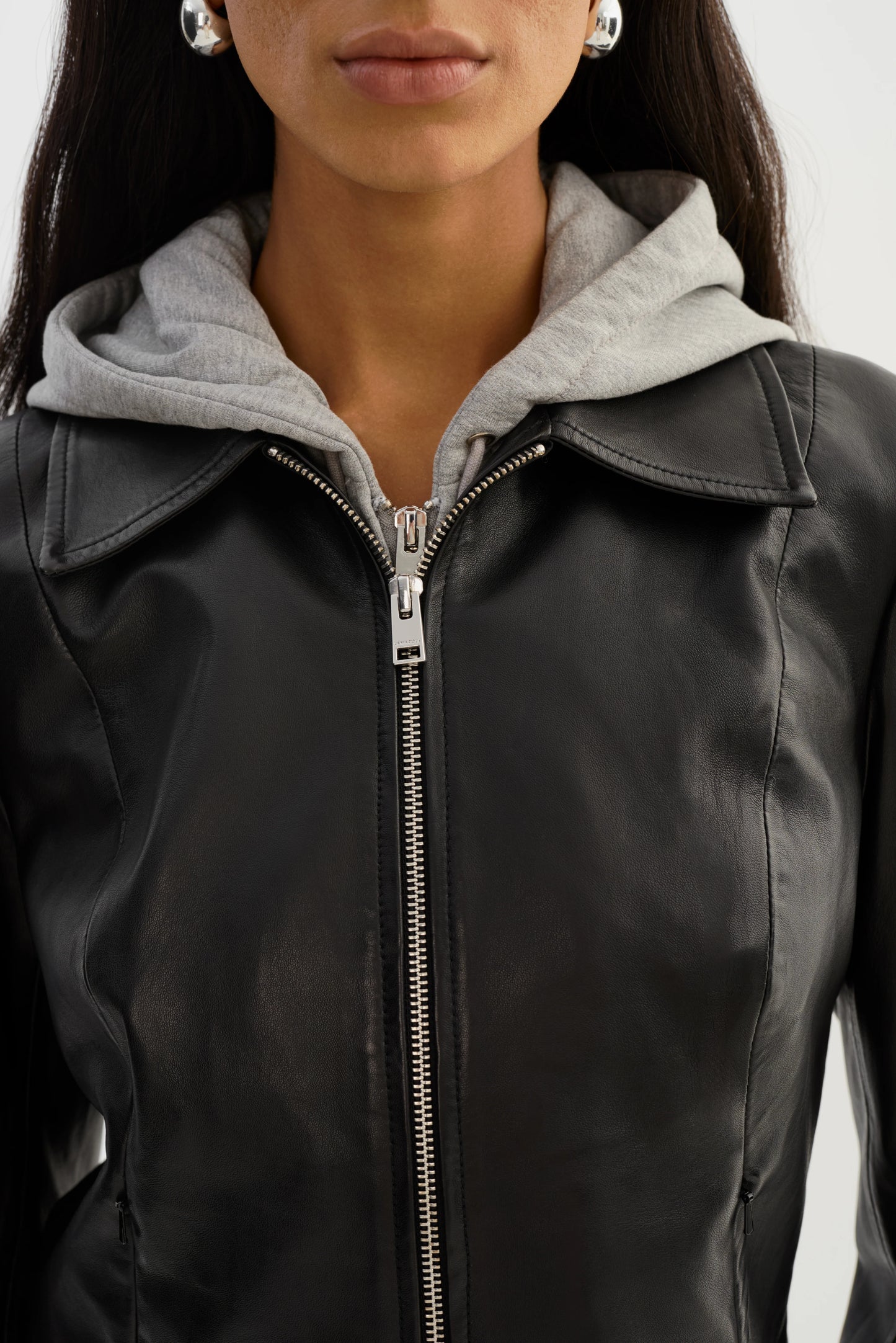 Lamarque The Sally Leather Biker Jacket