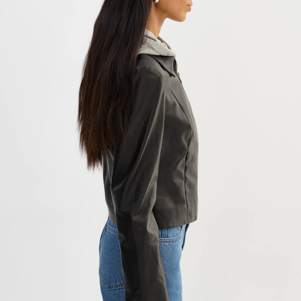 Lamarque The Sally Leather Biker Jacket