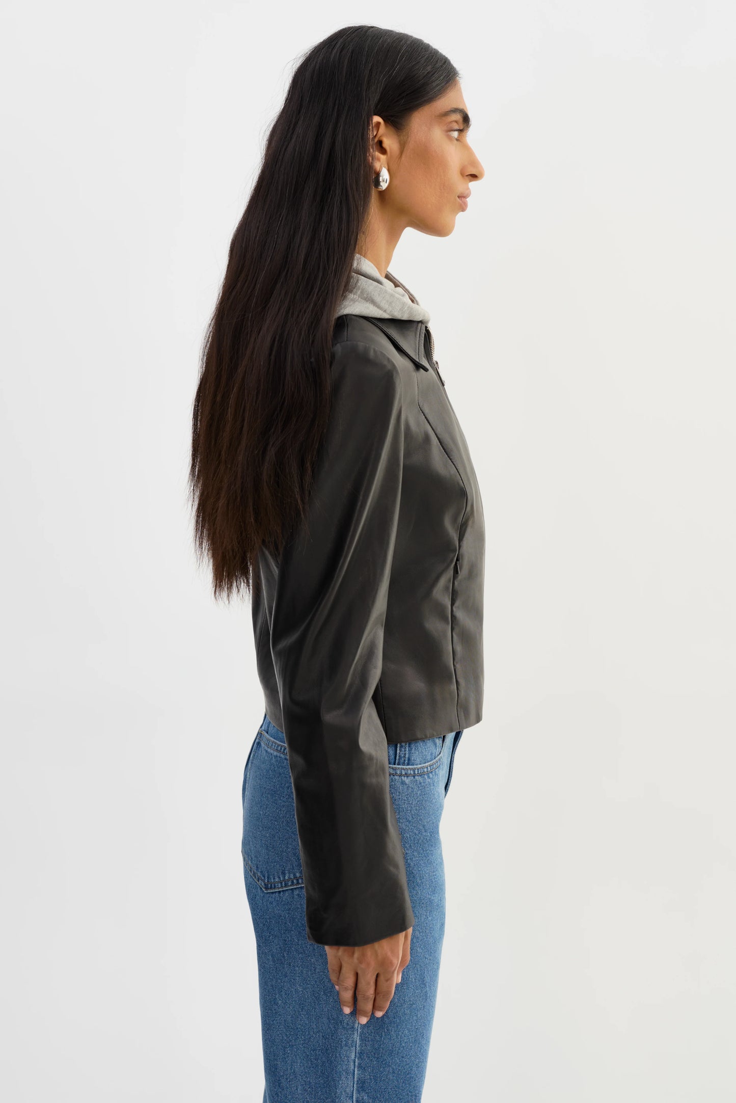 Lamarque The Sally Leather Biker Jacket