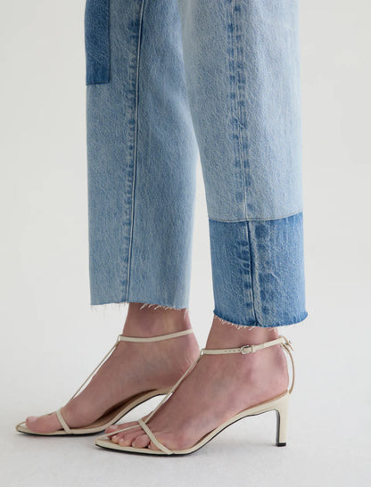 AG Brinley Patchwork Mid-Rise Straight