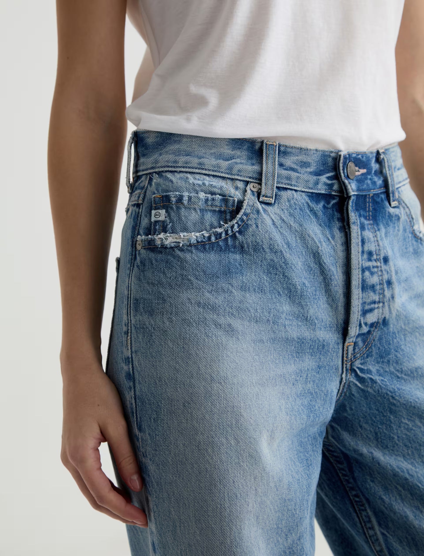 AG Billie Low Slung Straight Leg Jean