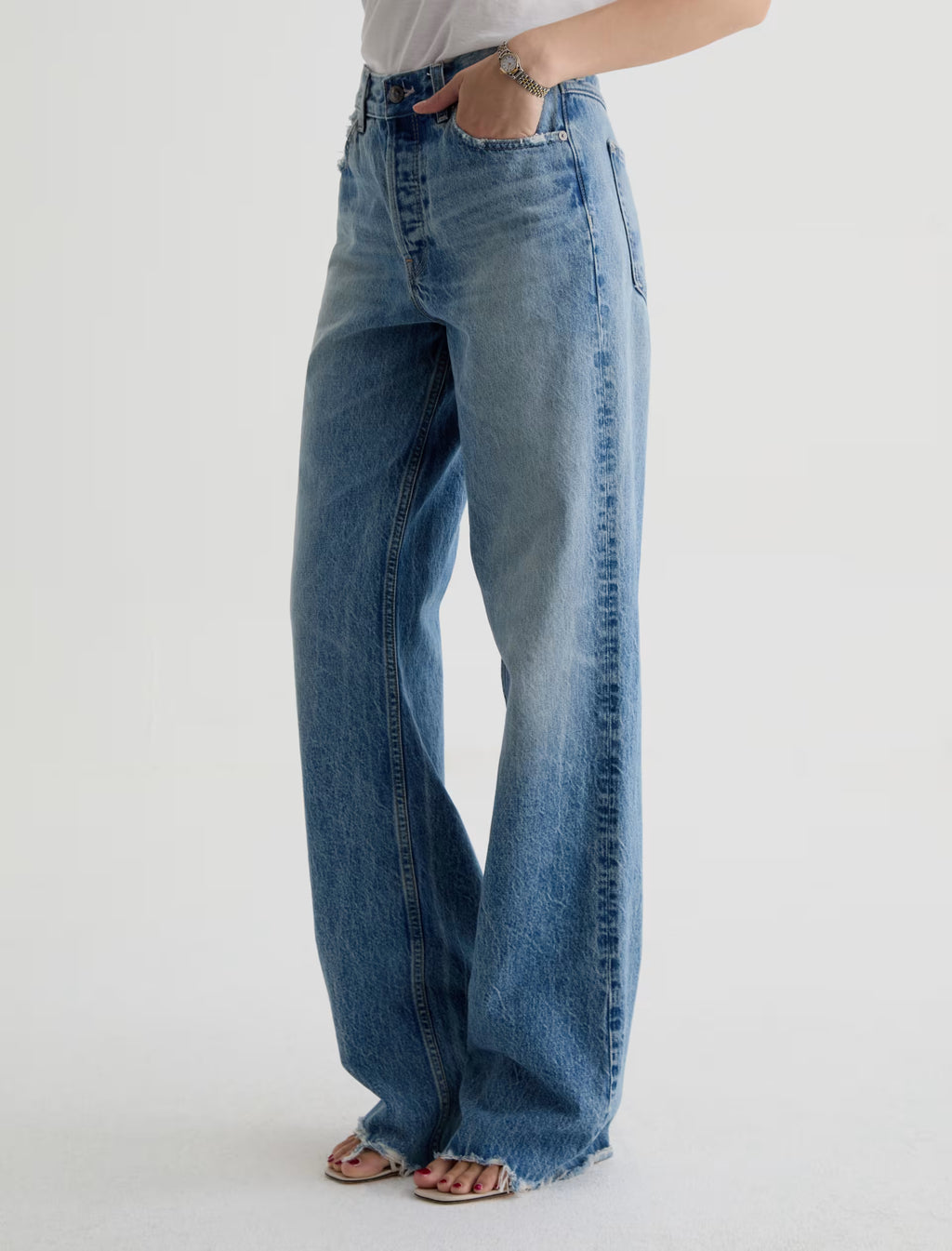 AG Billie Low Slung Straight Leg Jean