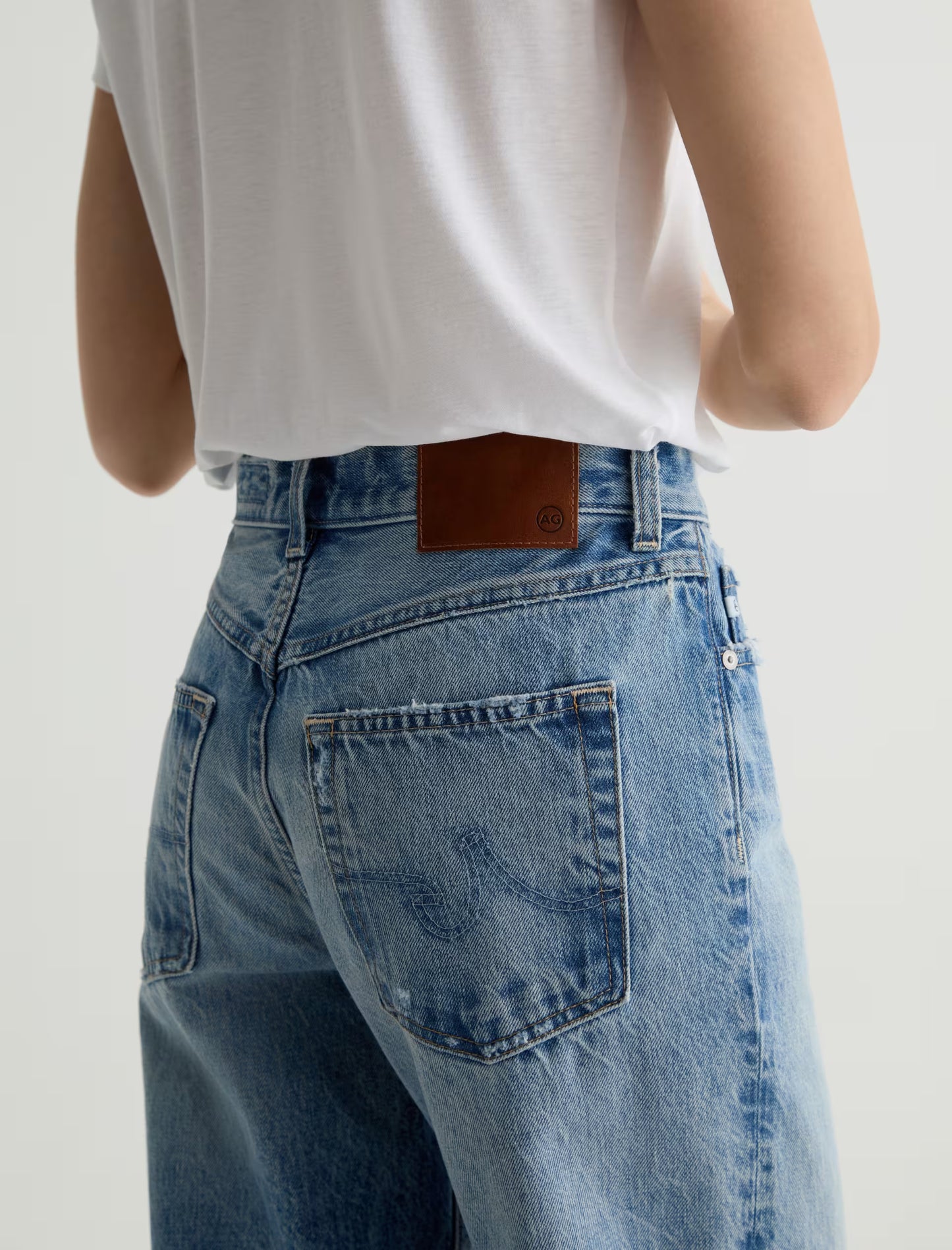 AG Billie Low Slung Straight Leg Jean