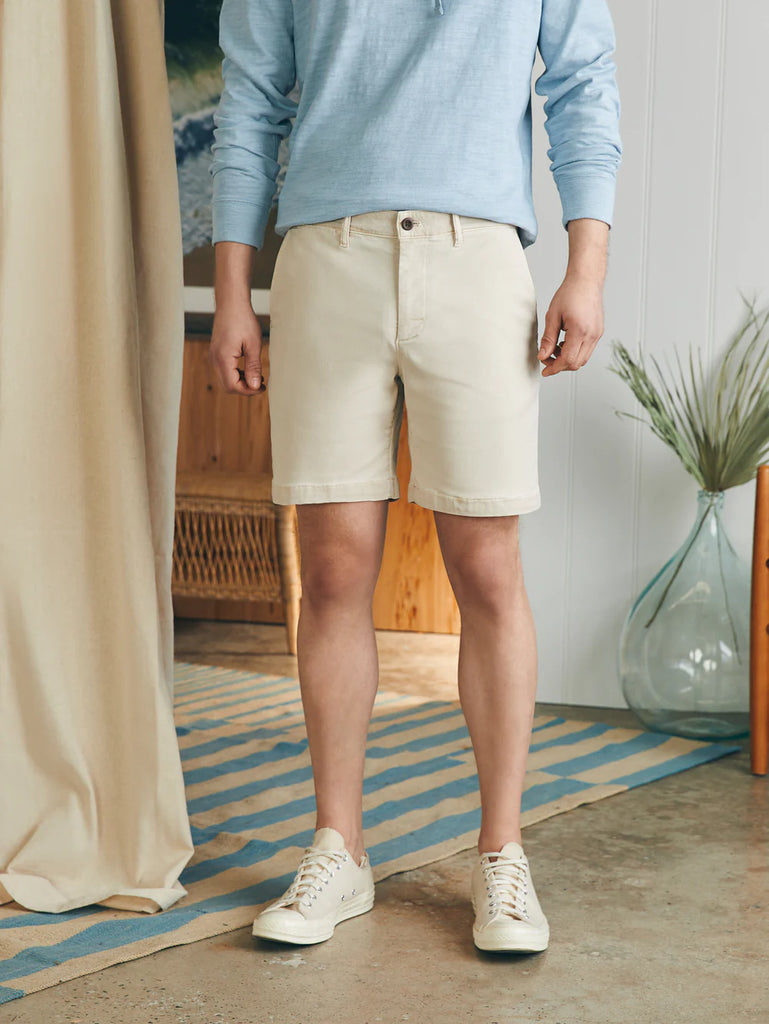 Faherty Coastline Stretch Chino Short