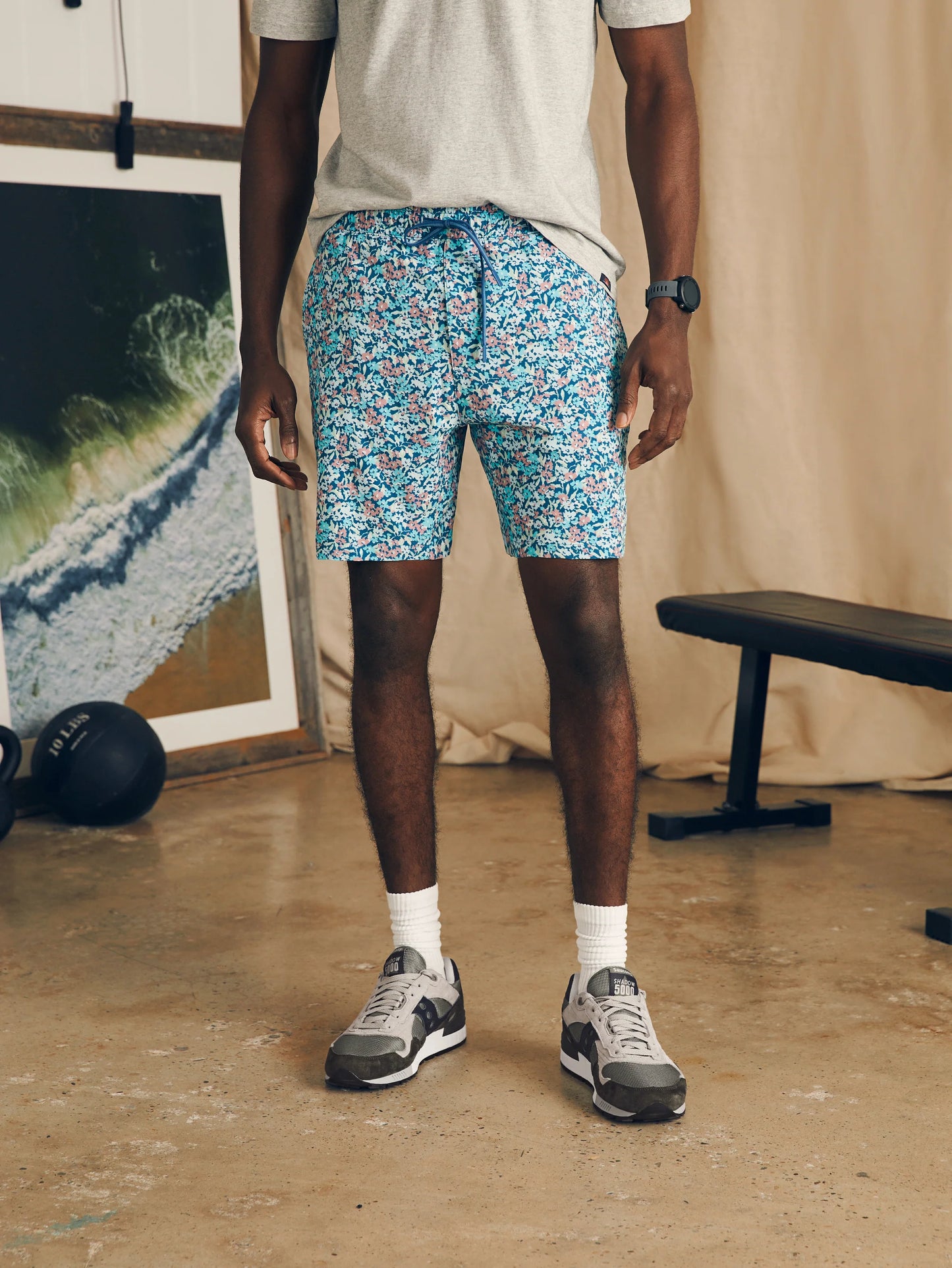 Faherty Shorelite Active Short (7" Inseam)