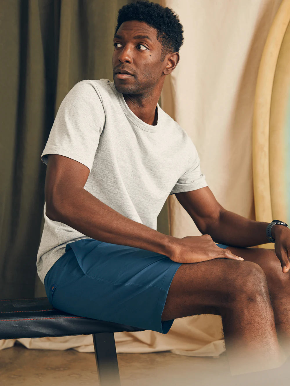 Faherty Shorelite Active Short (7" Inseam)
