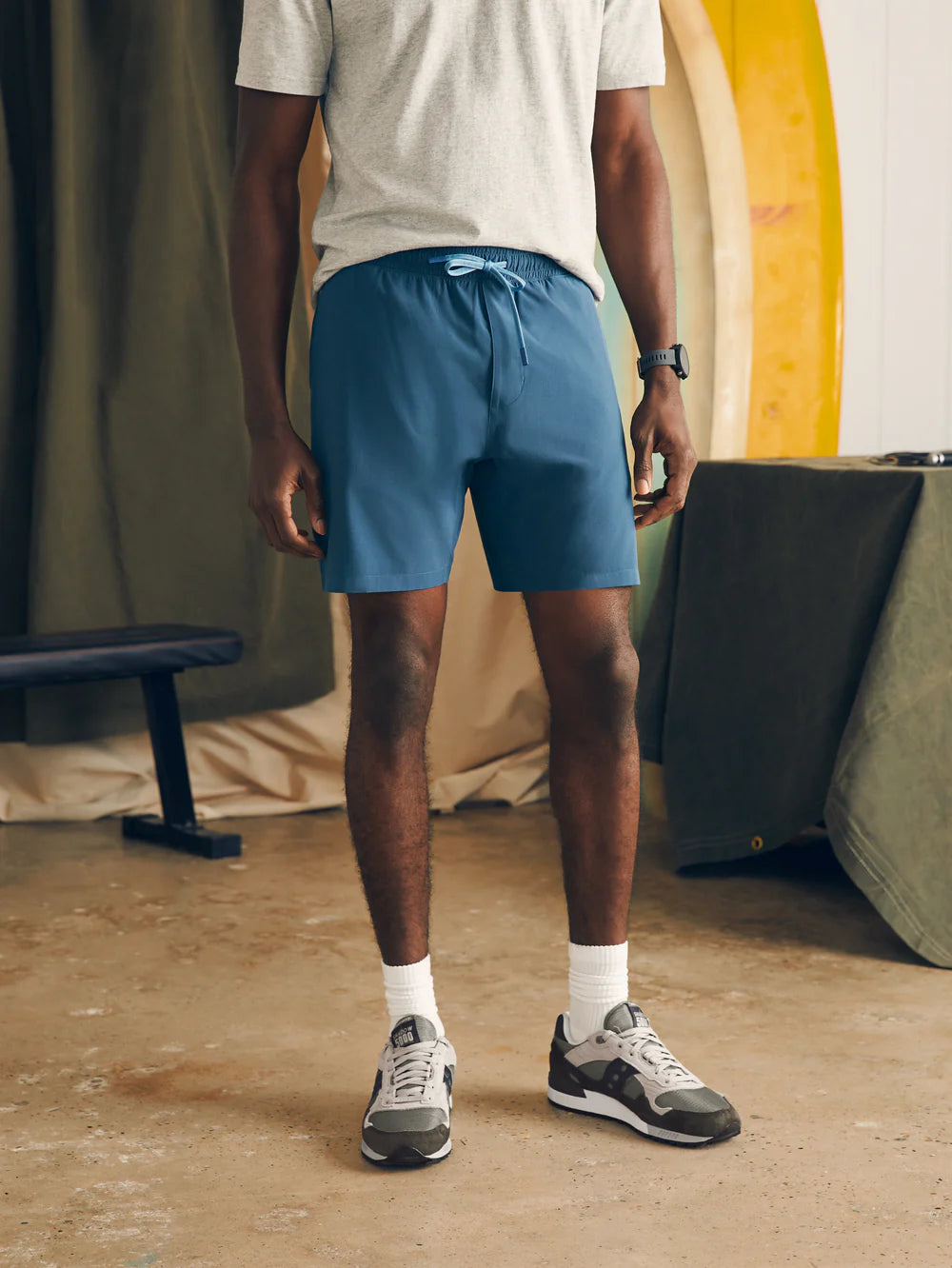 Faherty Shorelite Active Short (7" Inseam)