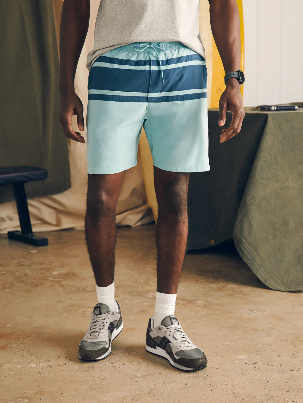 Faherty Shorelite Active Short (7" Inseam)