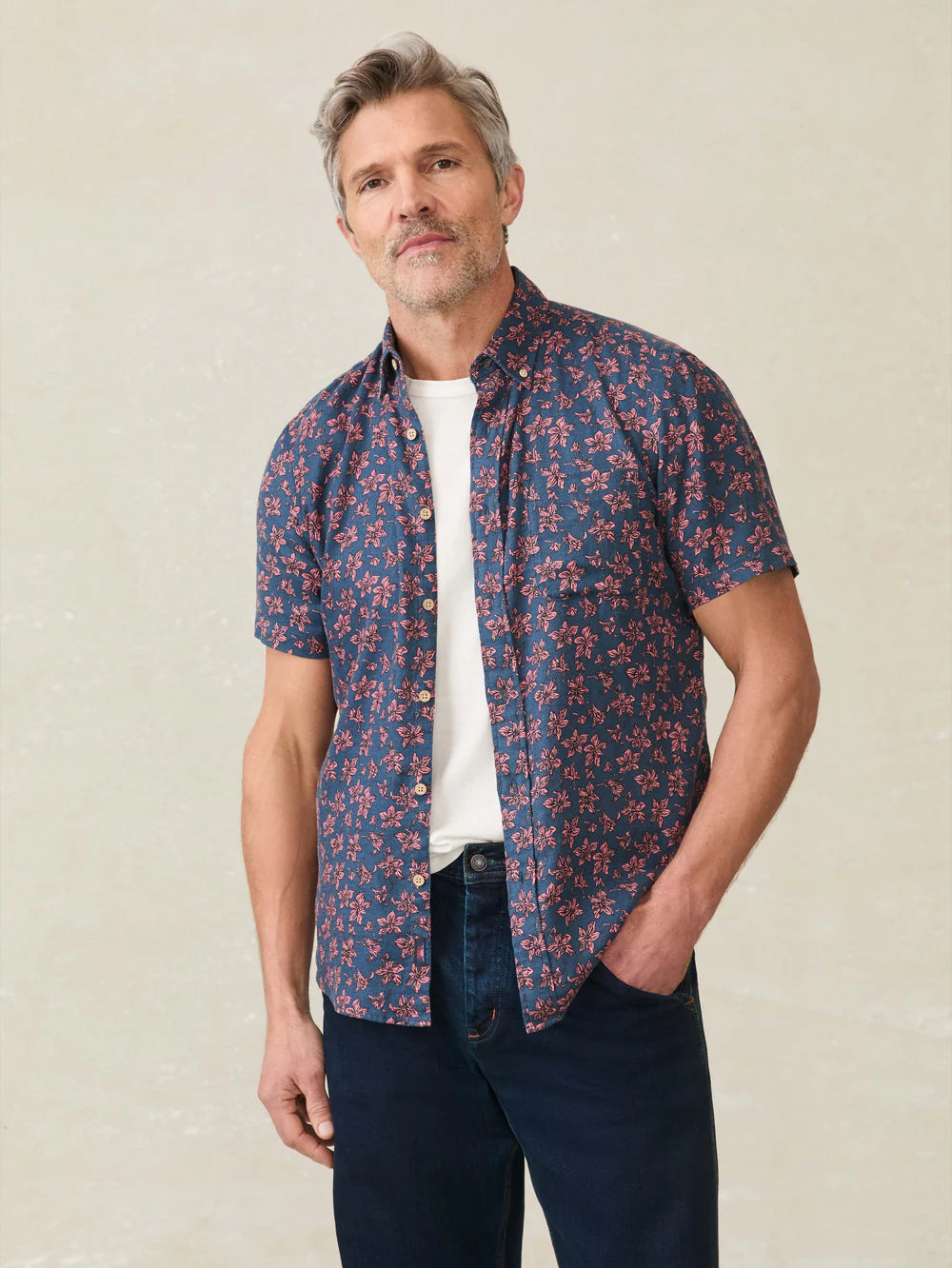 Faherty Short-Sleeve Breeze Shirt