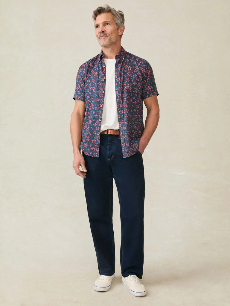Faherty Short-Sleeve Breeze Shirt