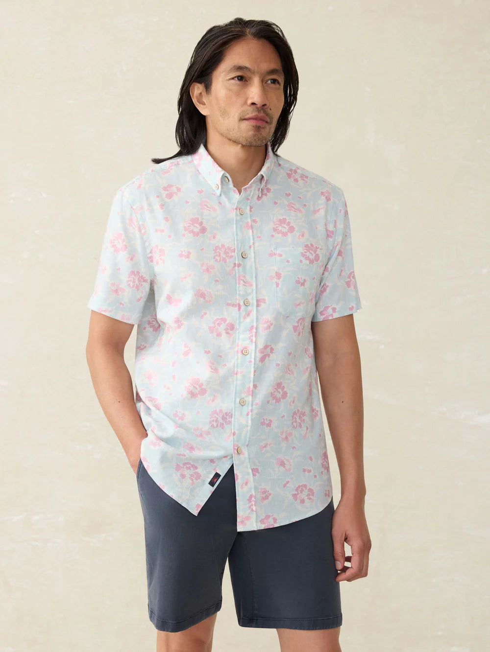 Faherty Short-Sleeve Breeze Shirt