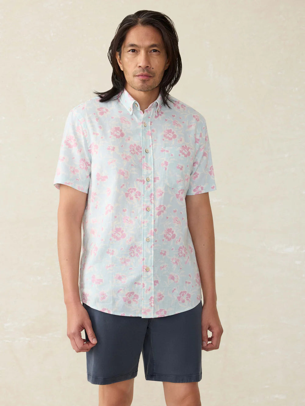 Faherty Short-Sleeve Breeze Shirt