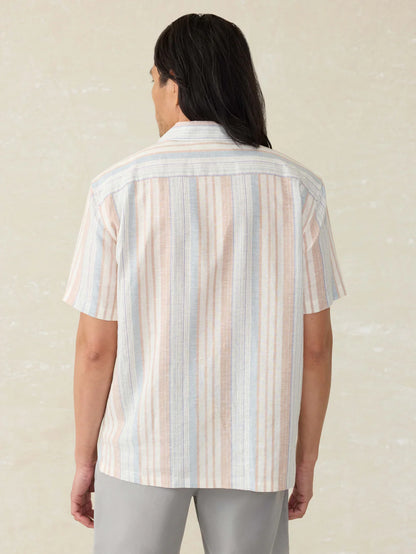Faherty Short-Sleeve Breeze Camp Shirt