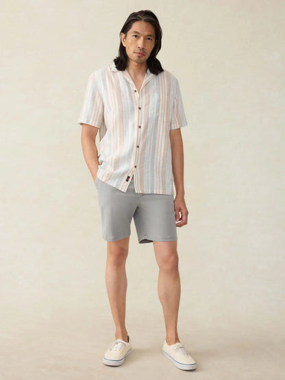 Faherty Short-Sleeve Breeze Camp Shirt