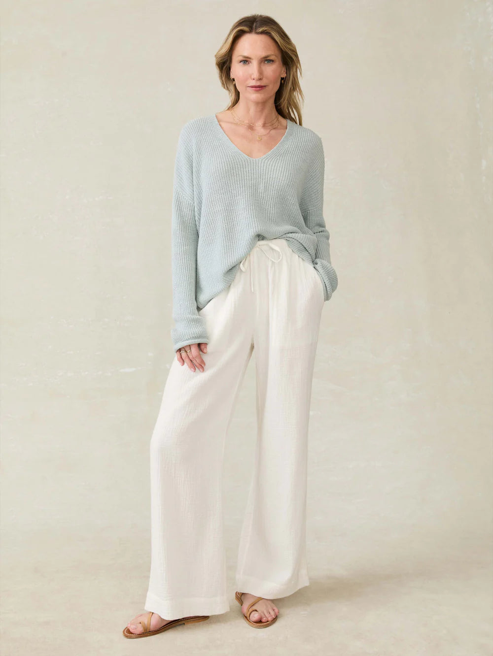 Faherty Laidback Gauze Pant