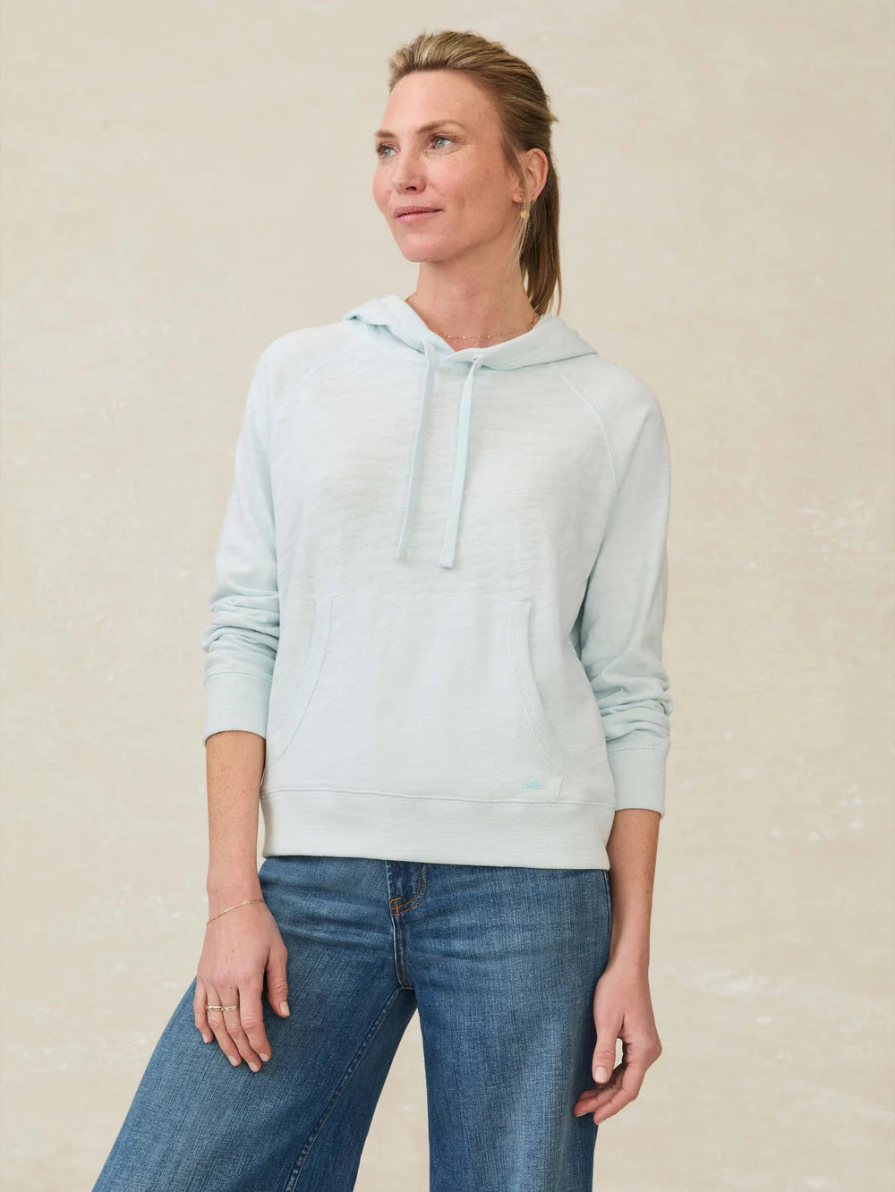 Faherty Sunwashed Slub Hoodie