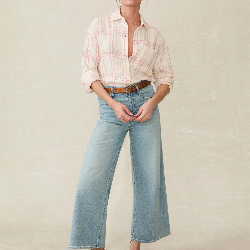 Faherty Dune Cotton Gauze Relaxed Shirt