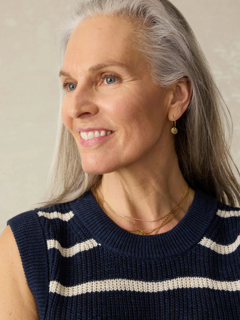 Faherty Miramar Linen Sweater Tank