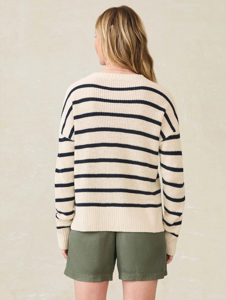 Faherty Miramar Linen Crewneck