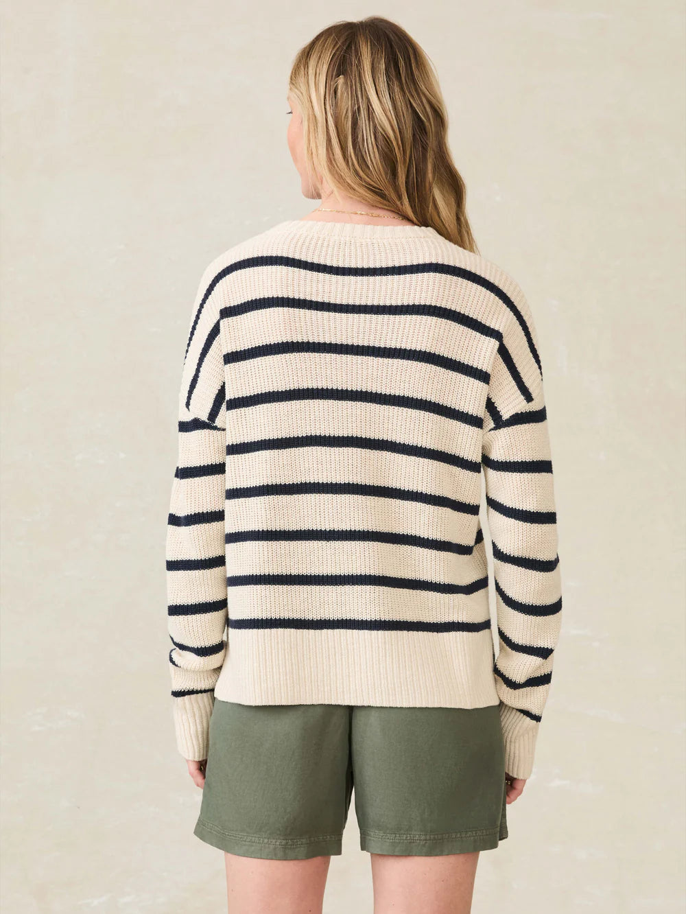 Faherty Miramar Linen Crewneck