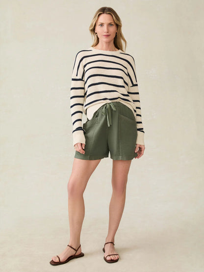 Faherty Miramar Linen Crewneck