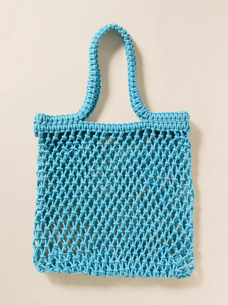 Faherty Sunwashed Macrame Tote