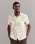 Billy Reid Short Sleeve Watercolor Lily Jacquard Treme Shirt