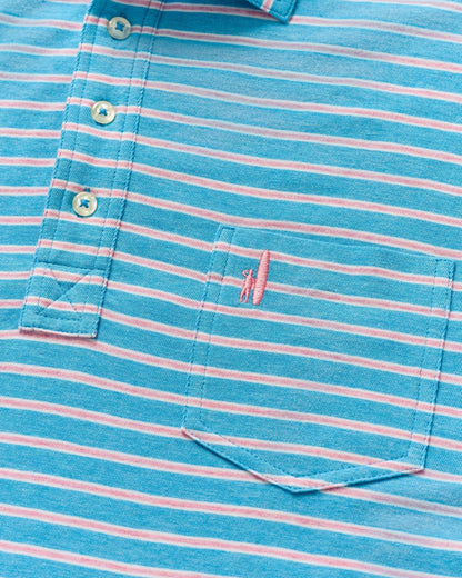 Johnnie-O Original 4-Button Polo - Matthis Stripe