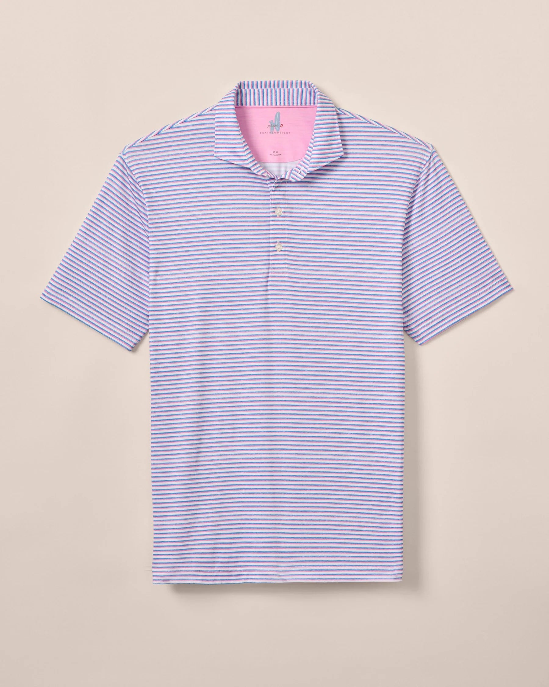 Johnnie-O Featherweight Performance Polo - Warwick Stripe