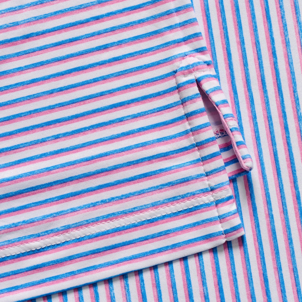 Johnnie-O Featherweight Performance Polo - Warwick Stripe